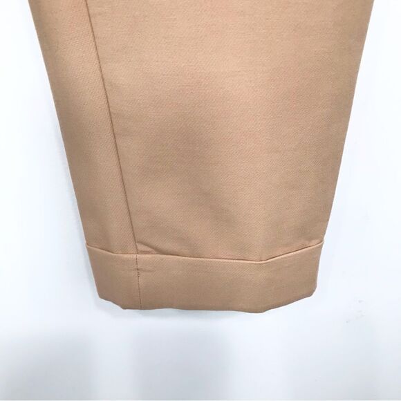 Ann Taylor EVA Tan Curvy Fit Classic Cuffed Ankle Pants - Picture 12 of 16